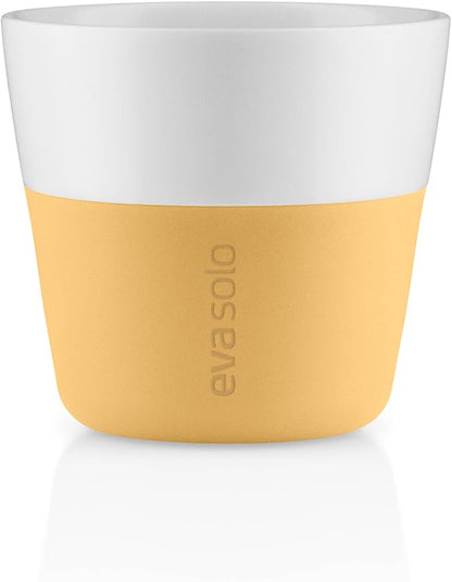 Eva Solo | 2 Lungo Tumbler Mugs | 8 oz Porcelain Coffee Cup Tumblers by EvaSolo