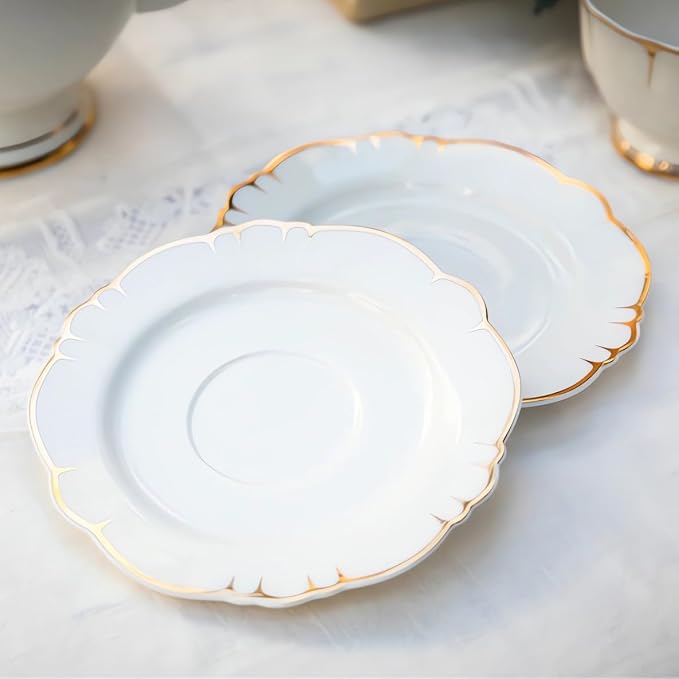 ACMLIFE Tea Sets for Adults Fine Bone China Tea Set for 6, Porcelain Teapot - Image 9