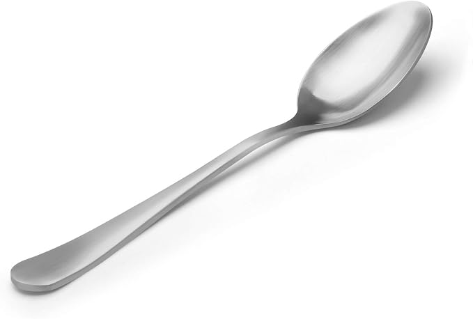 Matte Silverware Set, 20-Piece Stainless Steel Flatware Set, Kitchen Utensil - Image 4