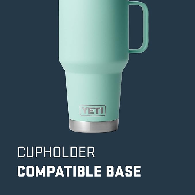 YETI Rambler 30 oz Travel Mug, Stainless Steel, Vacuum Insulated - Image 2