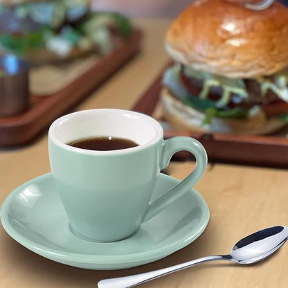 homEdge Porcelain Espresso Shot Cup Set - 80 ml / 2.67 oz - Image 6