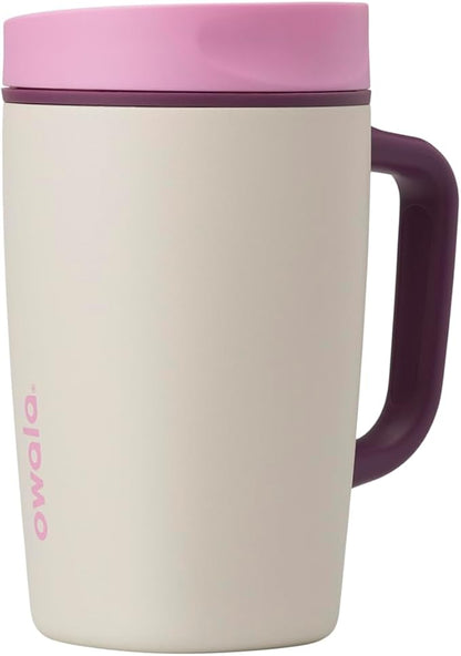 Owala SmoothSip Slider Stainless Steel Insulated Travel Mug by Unknown