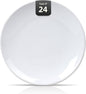 Stoneware Coupe Commercial Grade Dinnerware, Bright White Plate 8.25", Case of 24