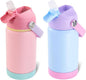 Kerilyn 12oz Kids Water Bottle 2 Pack, Stainless Steel Insulated Water Bottle by Kerilyn