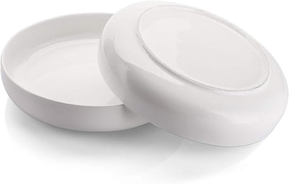 Foraineam 8 Inch Porcelain Round Salad Pasta Bowl Set 22 Ounce Deep Soup Plates - Image 2