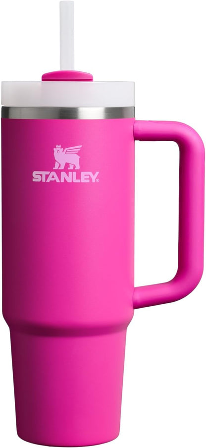 STANLEY Quencher H2.0 Flow State Tumbler, 30 oz, Violet Blossom | Handle and by Unknown