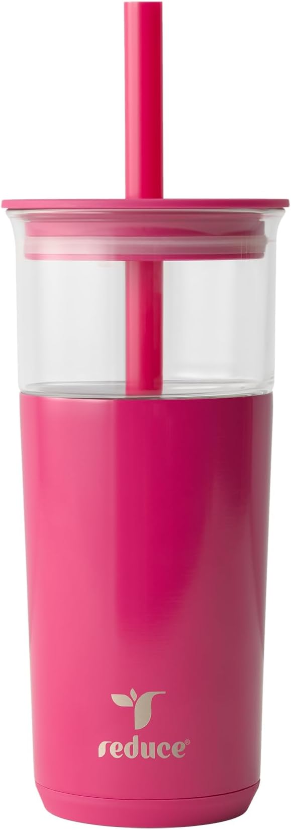 REDUCE Aspen - 20oz Vacuum Insulated Glass Tumbler - Extra Wide Straw & Lid | by Reduce