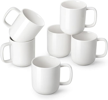 vancasso Porcelain Coffee Mugs Set, 12 oz Ceramic Coffee Cups by vancasso