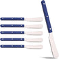 6-Piece Vintage 8.27-inch Dinner Knife Set Silverware Set BRIIEC Stainless by BRIIEC