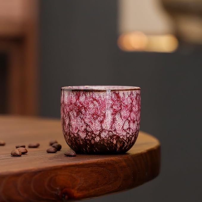 Chinese/Japanese style Handle-less Ceramic Tea cups tea cup, Bloom and - Image 3