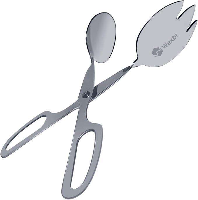 Salad Tongs 10-Inch – Heavy Duty Stainless Steel Serving Tongs - Image 8