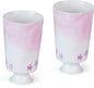 KAMMAK Ceramic Tea Cups Set of 2, 2.2 oz, Vintage Small Teacups, 704N | Hand by KAMMAK