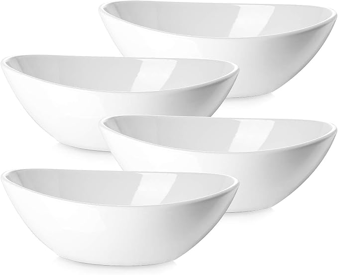 DOWAN 9.25" Serving Bowls, Large Oval Serving Dishes by DOWAN