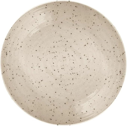 Sango Siterra Painter's Palette 16-Piece Stoneware Dinnerware Set - Service for 4, Ceramic Plates and Bowls Sets, Chip Resistant, Rustic Dishware, Microwave & Dishwasher Safe Kitchen Dishes