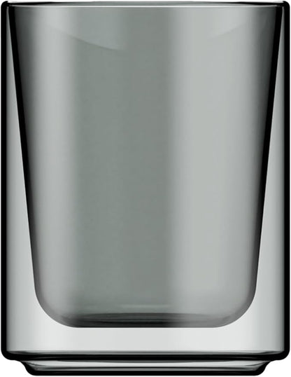 Terra Kaffe Fog Mezzo 8 oz Double-Walled Coffee Glass – Borosilicate Thermal by TerraKaffe