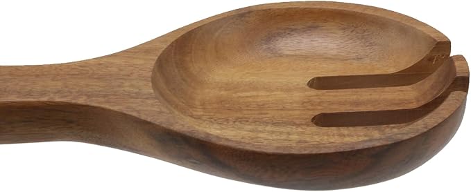 Wooden Salad Tongs Wood Salad Servers Serving Spoons - Image 5