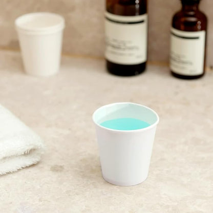 RACETOP 3 oz 500 pack Disposable Paper Bathroom Cups, Small Coffee Cups - Image 2