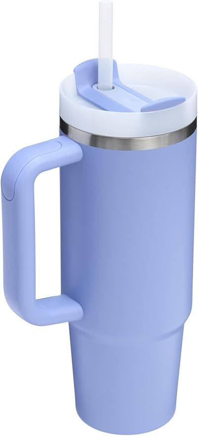 STANLEY Quencher H2.0 Flow State Tumbler, 30 oz, Hydrangea | Handle and Straw | - Image 3