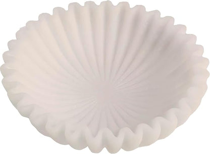 10" Large Decorative Bowl decor, Scalloped Bowls by DecorativeBowl