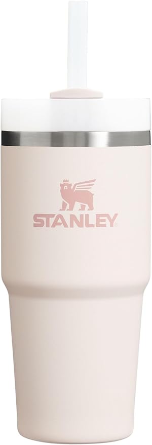 STANLEY Quencher H2.0 Flow State Tumbler, 14 oz, Rose Quartz 2.0 | Straw and by Unknown