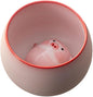Ceramic Tea Cup and Piggy Miniature Figurine Traditional Porcelain Teacup by Unknown