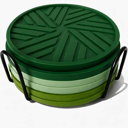 Silicone Coasters Set of 6 by Angardy+Homeware