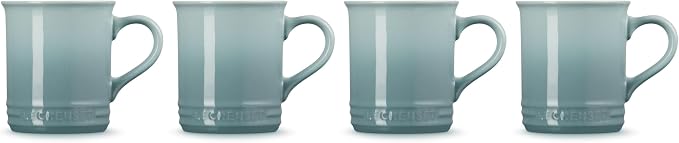 Le Creuset Stoneware Vancouver Mug, 14 oz. each, Sea Salt - Image 3