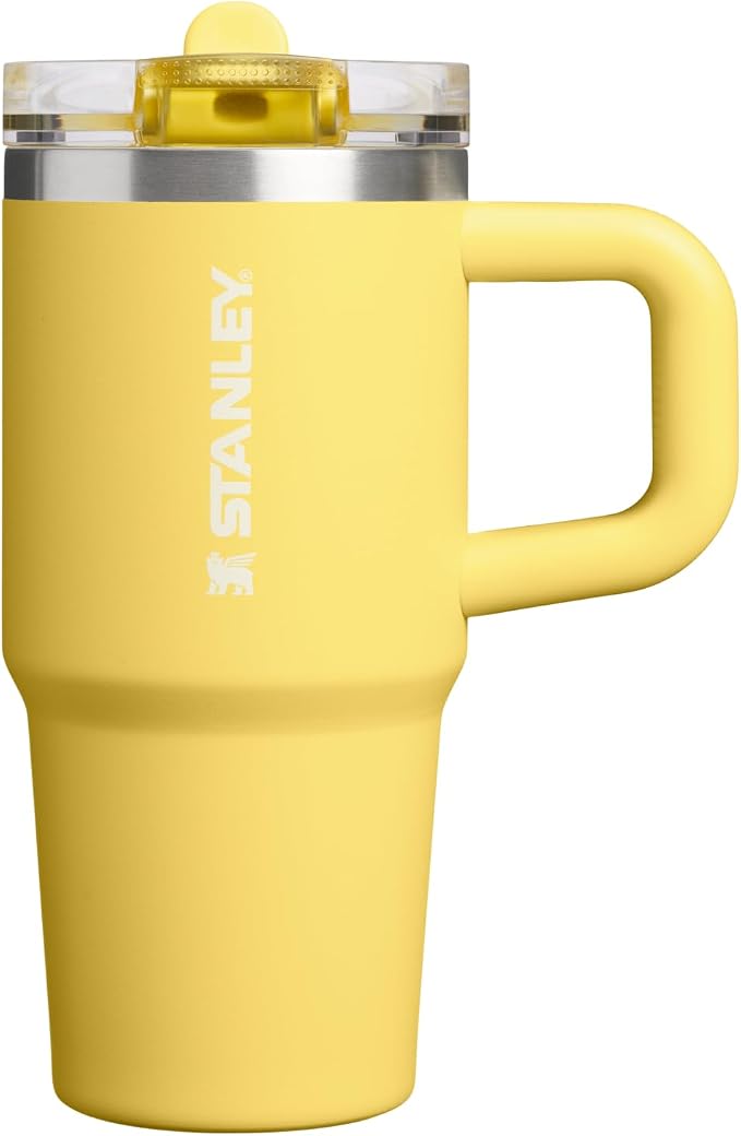 STANLEY Quencher ProTour Flipstraw Tumbler, 14 oz, Daffodil | Built-In Straw & by Unknown