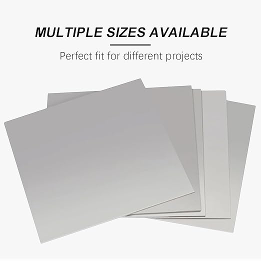 TEN-HIGH 2 Pack 22 Gauge Mild Steel Sheet Metal Plate 12 x 16 Inch Cold Rolled Steel Plate for Professional Industrial Use and DIY Projects - Smooth Surface, Easy to Form and Weld