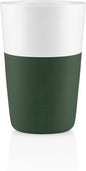 Eva Solo | 2 Latte Tumbler Mugs | 12 oz Porcelain Coffee Cup Tumblers by EvaSolo