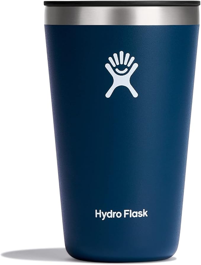 Hydro Flask Stainless Steel 16 OZ All Around Tumbler Indigo, Dishwasher Safe by Unknown