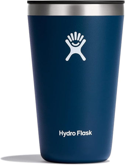 Hydro Flask Stainless Steel 16 OZ All Around Tumbler Indigo, Dishwasher Safe by Unknown