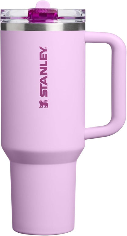 STANLEY Quencher ProTour Flipstraw Tumbler, 40 oz, Soft Orchid | Built-In Straw by Unknown