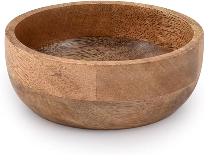 Mango Wood Round bowl Perfect for Nuts, Olive and Salsa. Looks Absolutely - Image 5
