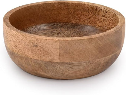 Mango Wood Round bowl Perfect for Nuts, Olive and Salsa. Looks Absolutely - Image 5