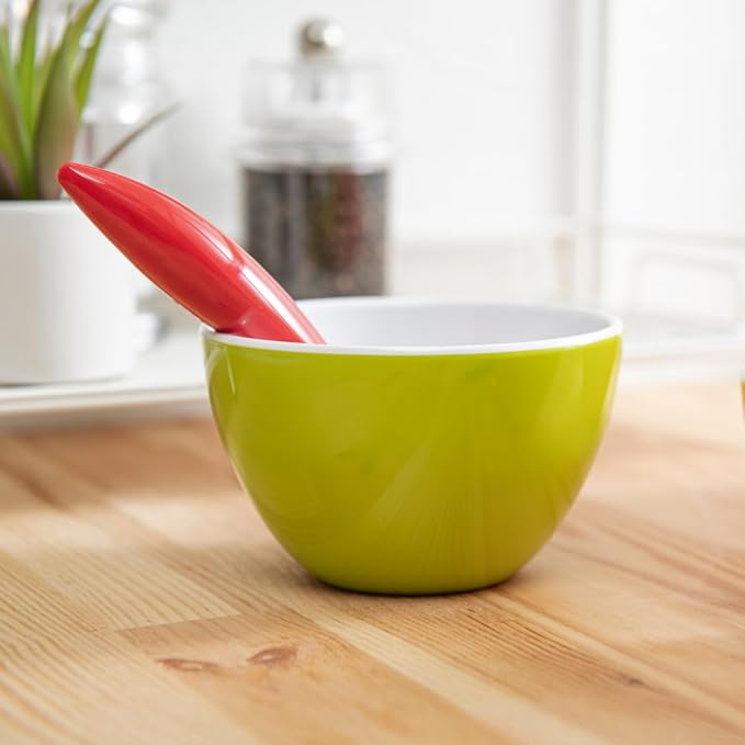 Set of 6 Small ColorPop Melamine Bowls, 4.25" 11.8 OZ, - Image 5