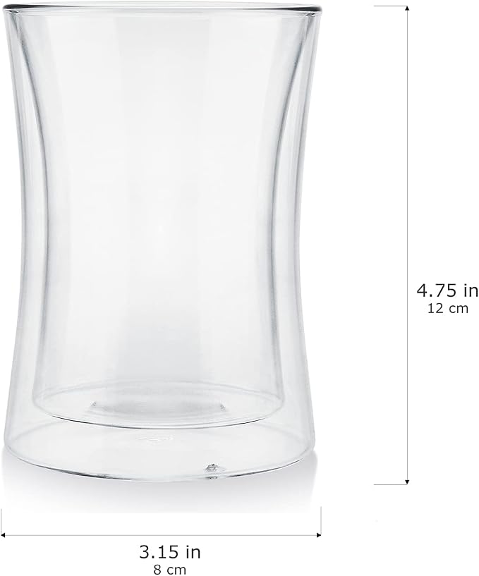 Teabloom Modern Insulated Tasting Glass Cups - Image 4