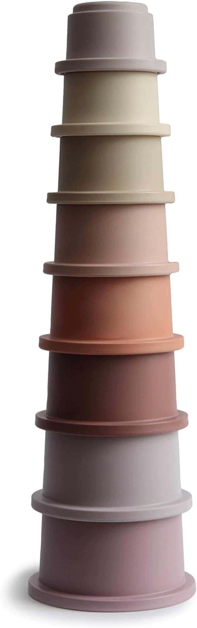 mushie Stacking Cups Toy 8pcs | Made in Denmark by mushie