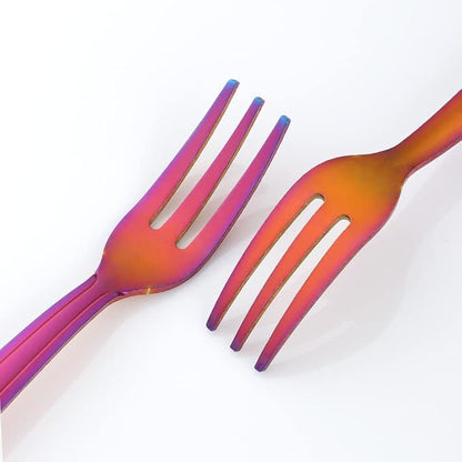 Oyster Fork Set of 12, 5.4 Inch Stainless Steel Cocktail Forks, 3 Tines Mini - Image 6