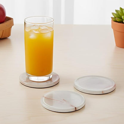 Radicaln Round Marble Coasters Set of 6 - Image 5