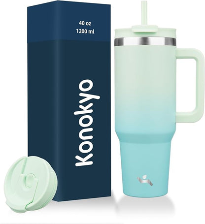 Konokyo 40 oz Insulated Tumbler Water Bottle by Konokyo