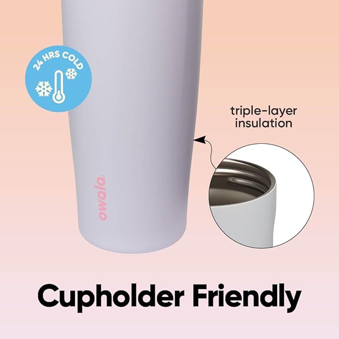 Owala FreeSip Sway Stainless Steel Water Bottle 30 oz Beach House - Image 5