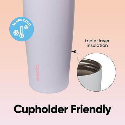 Owala FreeSip Sway Stainless Steel Water Bottle 30 oz Beach House - Image 5
