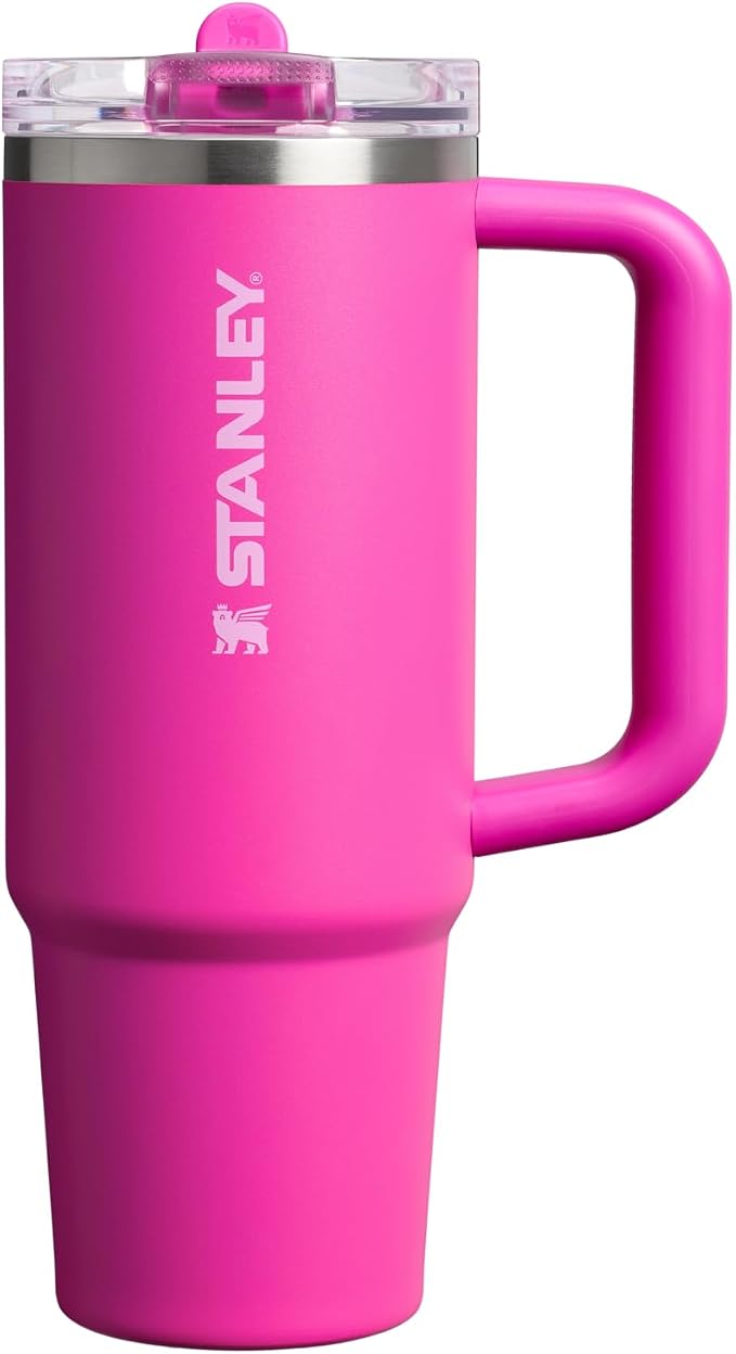 STANLEY Quencher ProTour Flipstraw Tumbler, 30 oz, Violet Blossom | Built-In by Unknown