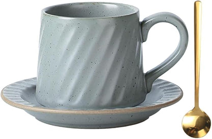 Vintage Ceramic Tea Cup and Saucer Set by Swetwiny