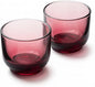 Fellow Pirch Cortado Cups 4.5 oz, Soda Lime Glass Garnet | Curved Interior by Unknown