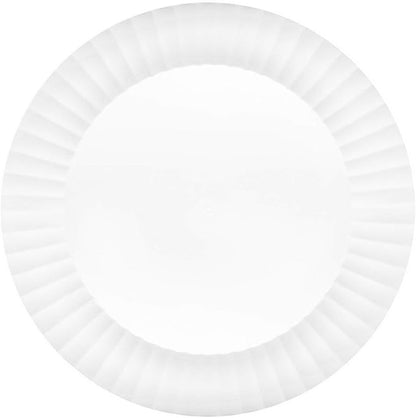 Party Essentials Deluxe Quality Hard Plastic Dinnerware Party Plates by PartyEssentials