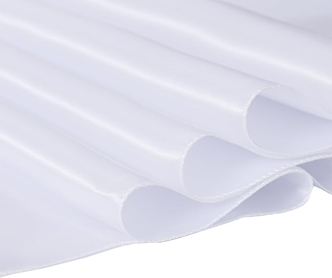 Pack of 10 Satin White Table Runners 12 x 108 Inches - Image 4