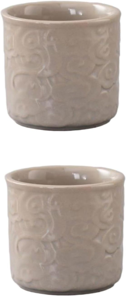 Ceramic Espresso Cups Set of 2-3oz Demitasse Cups by DicmracyCeramiccups