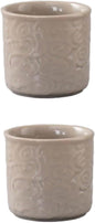 Ceramic Espresso Cups Set of 2-3oz Demitasse Cups by DicmracyCeramiccups